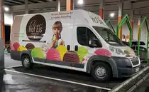 =Citroen Jumper von RHÖNER HOT EIS steht im November 2022 in Petersberg