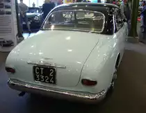 Heckansicht eines Lancia Aurelia B53 Coupe mit einer Karosserie von Allemano. Techno Classica Essen am 13.04.2023.