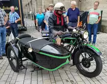 =D-Rad mit Seitenwagen, gesehen bei den Meiningen Classic 2022 im Juli
