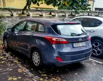 Rückansicht: Hyundai i30 Tourer (GD) der zweiten Generation. Foto: 10.2021.