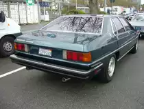 Heckansicht eines Maserati Quattroporte der Seria III. Techno Classica Essen am 13.04.2023.