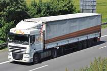 DAF XF, Transport Astier - Frankreich, 29.05.2009 auf der A 61 Richtung Koblenz.