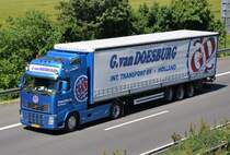 Volvo, Spedition G. van Doesburg (NL), 29.05.2009, A 61 Richtung Koblenz.