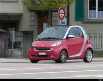Roter Smart unterwegs in Solothurn am 19.04.2023