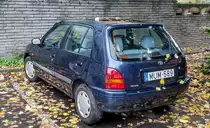 Rückansicht: Toyota Starlet Mk5  P90 . Foto: 10.2021