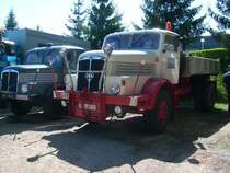 Auch dieser H6Kipper mit Anbauplatte f�r den LSR war von den Rottelsdorfer Schlepperfreunden beim Oldtimertreffen in Werdau