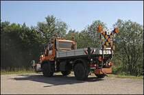 U500 beim mhen der Grasflchen an der Salzhalle in Drolshagen. (02.06.2009)