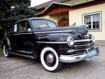 Plymouth,Bj1948,95PS,3572cm; nimmt an der Oldtimerausfahrt in Neuhofen/Innkreis teil, und wre lt. Aushang kuflich zu erwerben; 090501