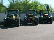 Diese 3JCB Fastrac nahmen auch am Umzug anl��lich der 800 Jahrfeier in Burkhardtsdorf dran teil