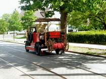 Hist. Feuerwehrfahrzeug der Feuerwehr Woltersdorf bei Berlin, Mai 2009