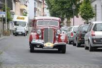 Hudson Big Six Sedan Bj. 1935 nach der 1. Sonderaufgabe anl. der 3. ADAC-Oldtimersternfahrt, auf dem Weg zum Hessentag in Langenselbold, unterwegs in 36088 Hnfeld, 06.06.2009