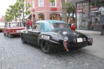 Mercedes-Benz 190 SLR steht in 36088 Hnfeld vor dem Start zur ADAC-Oldtimersternfahrt zum Hessentag nach Langenselbold, 06.06.2009