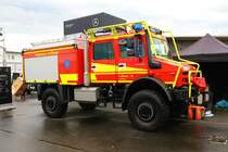 Feuerwehr Stuttgart Mercedes Benz Unimog U5023 am 12.05.23 auf dem Rettmobil in Fulda