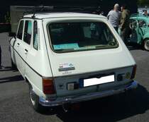 Heckansicht eines FASA-Renault R6TL aus dem Jahr 1979. French Car Devotion an Mo´s Bikertreff in Krefeld am 04.06.2023.