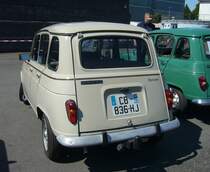 Heckansicht eines Renault R4TL Sondermodell  Savane  aus dem Jahr 1989. French Car Devotion an Mo´s Bikertreff in Krefeld am 04.06.2023.