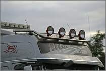 Impression des VOLVO FH16 580PS  JUBILUMSEDITION 80 JAHRE 1927 - 2007  der BRUS TRANSPORT.