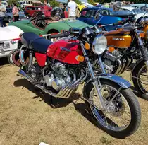=Honda Super Sport, gesehen auf dem Ausstellungsgelände beim Oldtimertreffen in Ostheim, 07-2022