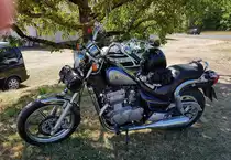 =Kawasaki, gesehen auf dem Ausstellungsgelände beim Oldtimertreffen in Ostheim, 07-2022