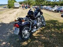 =Kawasaki, gesehen auf dem Ausstellungsgelände beim Oldtimertreffen in Ostheim, 07-2022