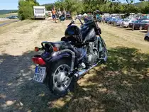 =Kawasaki, gesehen auf dem Ausstellungsgelände beim Oldtimertreffen in Ostheim, 07-2022