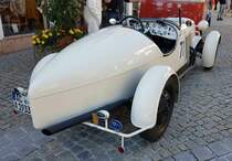 =Adler RS, Bj. 1933, 1945 ccm, 78 PS, gesehen bei der Präsentation der Rennteilnehmer des Rossbergrennens  Edelweiss-Bergpreis  2022 im Markt Berchtesgaden