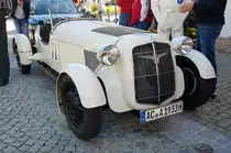 =Adler RS, Bj. 1933, 1945 ccm, 78 PS, gesehen bei der Präsentation der Rennteilnehmer des Rossbergrennens  Edelweiss-Bergpreis  2022 im Markt Berchtesgaden