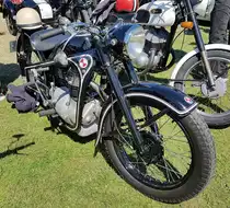 =EMW, gesehen auf dem Ausstellungsgelände beim Oldtimertreffen in Ostheim, 07-2022