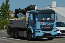 MAN Kipper mit Bauschutt beladen fuhr mir am Schwedenplatz vor die Linse. 06.2023