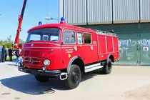 Feuerwehr Mannheim Mercedes Benz Oldtimer am 13.05.23 beim Tag der offenen Tür der Wache Nord