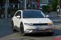 Hyundai IONIQ 5, gesehen in den Straßen von Wien. 06.2023