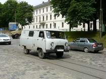 UAZ fotografiert in Lviv, Ukraine am 04-06-2009.