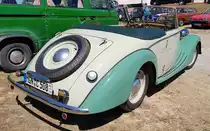 =Fiat 508 C in deutscher Lizenzfertigung, Bj. 1938, 32 PS, gesehen auf dem Ausstellungsgelände beim Oldtimertreffen in Ostheim, 07-2022