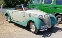 =Fiat 508 C in deutscher Lizenzfertigung, Bj. 1938, 32 PS, gesehen auf dem Ausstellungsgelände beim Oldtimertreffen in Ostheim, 07-2022