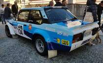 =Fiat Abarth 131 Rallye, Bj. 1980, 2000 ccm, 185 PS, gesehen bei der Präsentation der Rennteilnehmer des Rossbergrennens  Edelweiss-Bergpreis  2022 im Markt Berchtesgaden