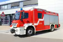 Feuerwehr Mannheim Mercedes Benz Atego HLF20 der Wache2 am 13.05.23 beim Tag der offenen Tür der Wache Nord