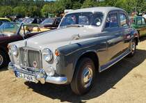 =Rover P4 Typ 100, gesehen auf dem Ausstellungsgelände beim Oldtimertreffen in Ostheim, 07-2022
