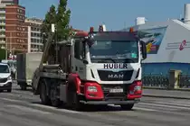 MAN Absetzkipper, aufgenommen am Schwedenplatz in Wien. 06.2023