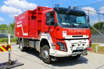 Feuerwehr Mannheim Volvo GW Kran der Wache2 am 13.05.23 beim Tag der offenen Tür der Wache Nord