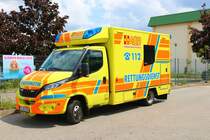 ASB Mannheim IVECO Daily RTW am 13.05.23 beim Tag der offenen Tür der Wache Nord