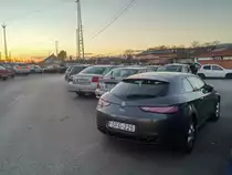 Rückansicht: Alfa-Romeo Brera. Foto: Dezember, 2021.