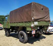 =Robur, gesehen auf dem Ausstellungsgelände beim Oldtimertreffen in Ostheim, 07-2022.