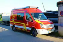 Feuerwehr Bruchköbel VW Crafter ELW am 30.05.23 bei einer Übung