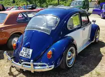 =VW Käfer, gesehen auf dem Ausstellungsgelände beim Oldtimertreffen in Ostheim, 07-2022