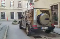 Rückansicht: Mercedes-Benz G-Klasse AMG (zweite Generation, ab 2018). Aufnahme: 12.2021.