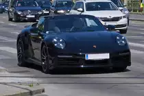 Porsche 911 Cabrio, unterwegs in den Stra�en von Wien. 06.2023