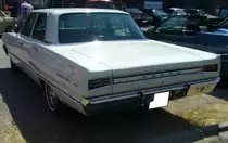 Heckansicht eines Dodge Coronet 440 fourdoor Sedan aus dem Jahr 1967. Oldtimertreffen an der  Alten Dreherei  in Mülheim an der Ruhr am 17.06.2023.