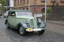 Wanderer W50 Cabrio, Bj. 1936, 40 PS, 2000 ccm, startet bei der 3. ADAC-Oldtimersternfahrt zum Hessentag nach Langenselbold. Startort Hnfeld am 06.06.09

