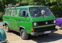 =VW T 3, gesehen beim Oldtimertreffen in Ostheim, 07-2022