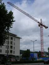 Dieser Kran steht gegenber dem Bhf.Pratteln BL