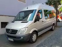 =MB Sprinter der Bundespolizei Hünfeld steht beim Tag des Blaulichts 2023 in Hünfeld. Zum ersten Hünfelder Tag des Blaulichts, am 17.06.2023, präsentierten DRK, THW, LaPo Hessen, Feuerwehr Hünfeld, DLRG, die Justiz und die Bundespolizei einen Teil ihrer Einsatzmittel und warben für ihre Einrichtungen.